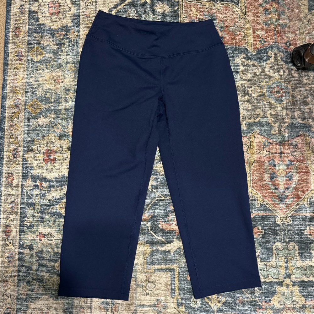 Lands End Women's Petite Active Crop Yoga Pants XS/P
